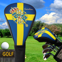 Schwedische Flagge & Golf Schweden Sporthalle /Klu Golf Headcover