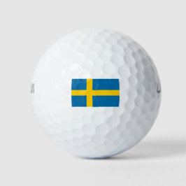 Schwedische Flagge Golfball
