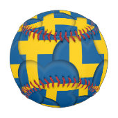Schwedische Flagge, Herz - Baseballs, Liebe Schwed Baseball (Rückseite)