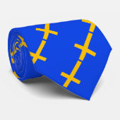 Schwedische Flagge Krawatte (Gerollt)