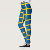 Schwedische Flagge Leggings (Links)