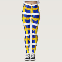 SCHWEDISCHE FLAGGE LEGGINGS