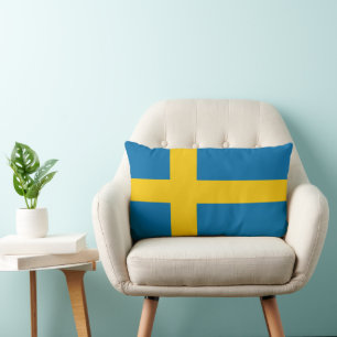 Schwedische Flagge Lendenkissen