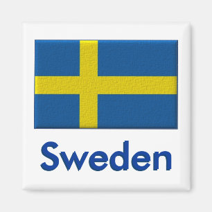 Schwedische Flagge Magnet