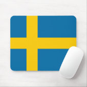 Schwedische Flagge Mousepad (Mit Mouse)