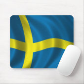 Schwedische Flagge Mousepad (Mit Mouse)