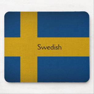 Schwedische Flagge Mousepad