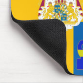 Schwedische Flagge Mousepad (Ecke)