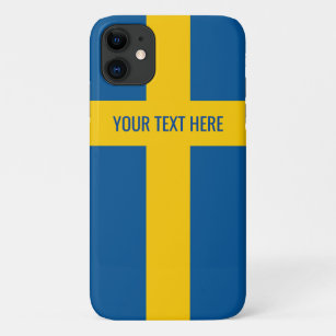Schwedische Flagge personalisiert Case-Mate iPhone Hülle