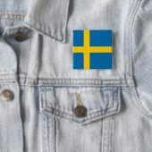 Schwedische Flagge (Schweden) 15 cm Platz Abzeiche Button (Beispiel)