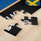 Schwedische Flagge / Schweden Jigsaw Puz Puzzle (Seite)