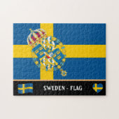 Schwedische Flagge / Schweden Jigsaw Puz Puzzle (Horizontal)