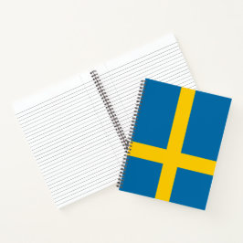 Schwedische Flagge (Schweden) Notebook Notizblock