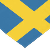 Schwedische Flagge - Schweden - Reisen, Urlaub/Spo Kurzer Tischläufer (Ecke)