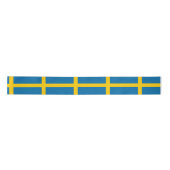 Schwedische Flagge (Schweden) Satinband (Vorderseite)