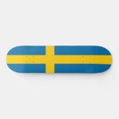 Schwedische Flagge (Schweden) Skateboard (Horizontal)