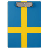Schwedische Flagge (Schweden) Zwischenablage Klemmbrett (Vorderseite)