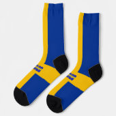 Schwedische Flagge Socken (Linkes Detail)