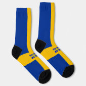 Schwedische Flagge Socken (Rechts)