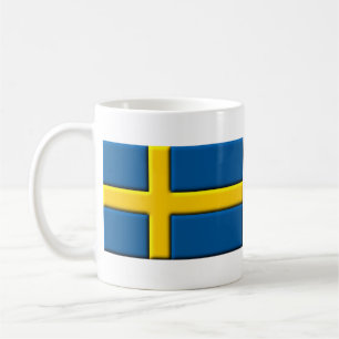 Schwedische Flagge Svensk Tasse