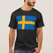 Schwedische Flagge T-Shirt (Vorderseite)