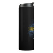 Schwedische Flagge Thermosbecher (Nach links gedreht)