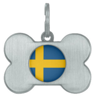 Schwedische Flagge Tiermarke