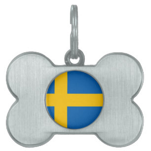 Schwedische Flagge Tiermarke