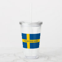 Schwedische Flagge von Schweden-Gewohnheit