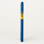 Schwedische Flagge von Schweden personalisiert Case-Mate iPhone Hülle (Hinten/Rechts)