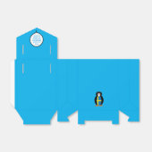 Schwedische Flagge - Vortrag von Frau Penguin Pers Geschenkschachtel (Ungefaltet)