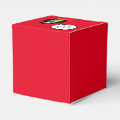 Schwedische Flagge - Vortrag von Frau Penguin Pers Geschenkschachtel (Rückseite)