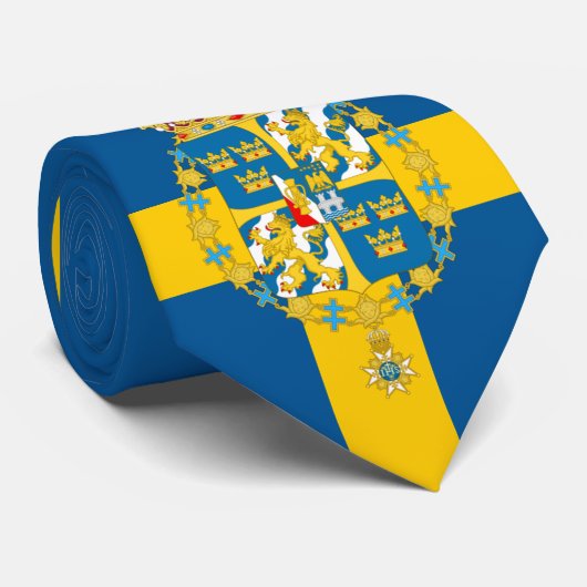 Schwedische Flagge & Wirtschaft Schweden, Reisen/S Krawatte (Gerollt)