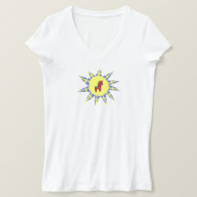 Schwedische Flaggen und Dala Horses T - Shirt