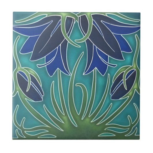 schwedische Fliesenfanart zeichne Kunst Fliese (Vorderseite)