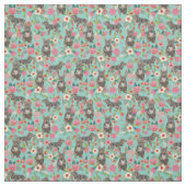 Schwedische Flora Stoff (Muster)