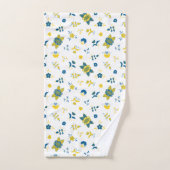 Schwedische Folk Dala Rooster Badhandtuch Set (Handtuch)