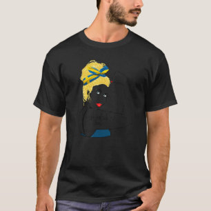 Schwedische Girl Unbrechbare starke Frau Tattoo T-Shirt