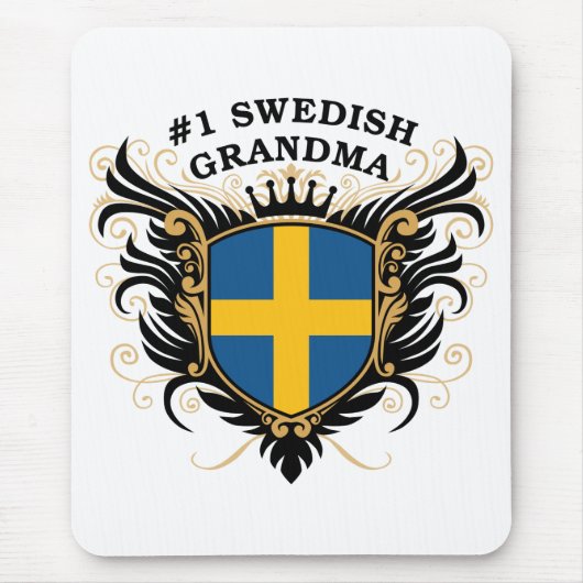 Schwedische Großmutter der Nr.-eine Mousepad (Vorne)