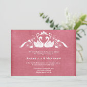 Schwedische Hochzeit Einladung (Stehend Vorderseite)