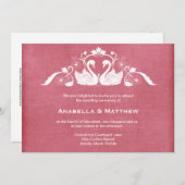 Schwedische Hochzeit Einladung (Vorne/Hinten)