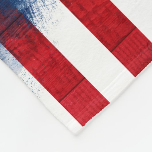 Schwedische | hölzerne Korn-u. Farben-Anschläge Fleecedecke (Ecke)