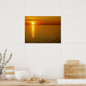 Schwedische Inseln Sunset. Poster (Küche)