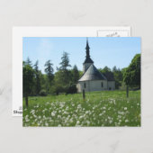 Schwedische Kirche Postkarte (Vorne/Hinten)