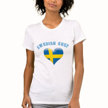 Schwedische Kochs-Herz-Flagge von