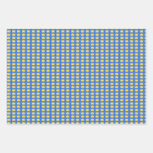 Schwedische Kronen in blau und gelb