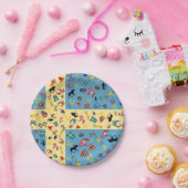 Schwedische Kultureinzelteile mit Flagge Pappteller (Party)