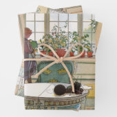 Schwedische Kunstauswahl von Carl Larsson Geschenkpapier Set (Beispiel)