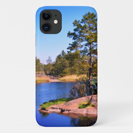 Schwedische Landkarte Case-Mate iPhone Hülle (Rückseite)