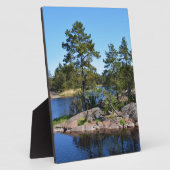 Schwedische Landkarte Fotoplatte (Seite)